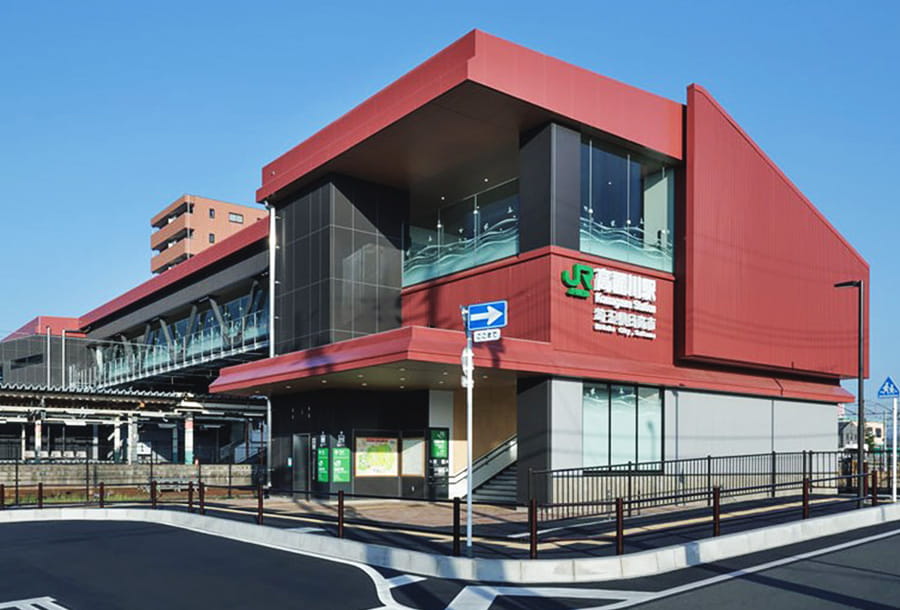 高麗川駅自由通路及び駅舎新築その他工事のサムネイル画像です