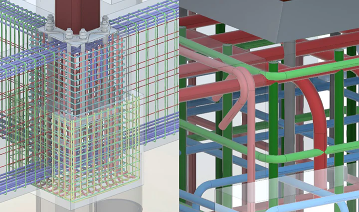 BIMを活用した納まり検討:生産性向上戦略の画像です