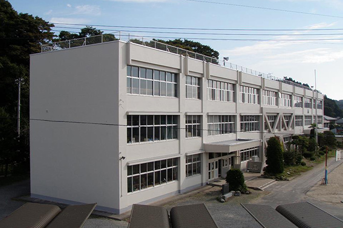 鳴瀬中学校耐震補強工事
