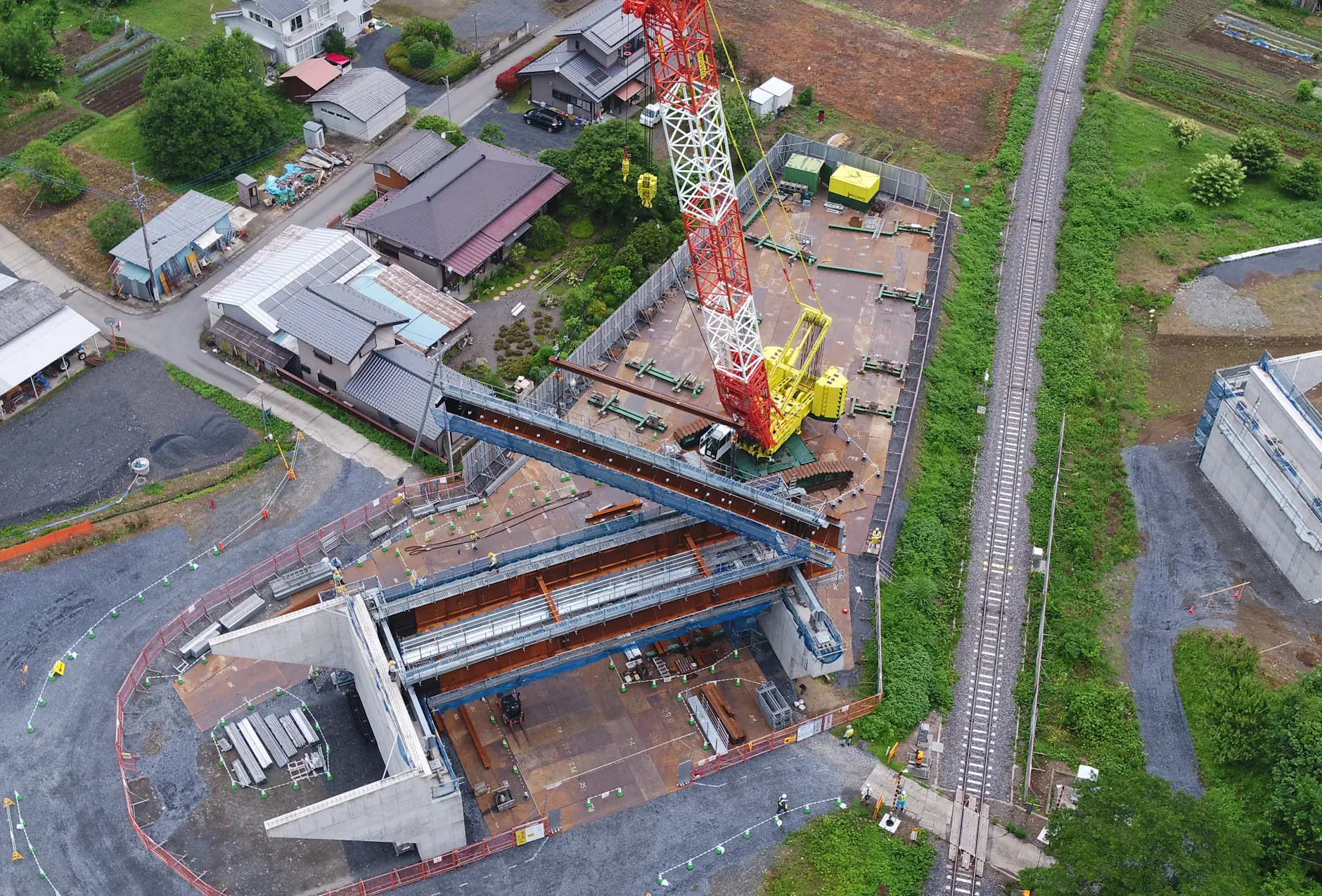 JR水郡線 袋田・常陸大子間南田気こ線道路橋新設工事のサムネイル画像です