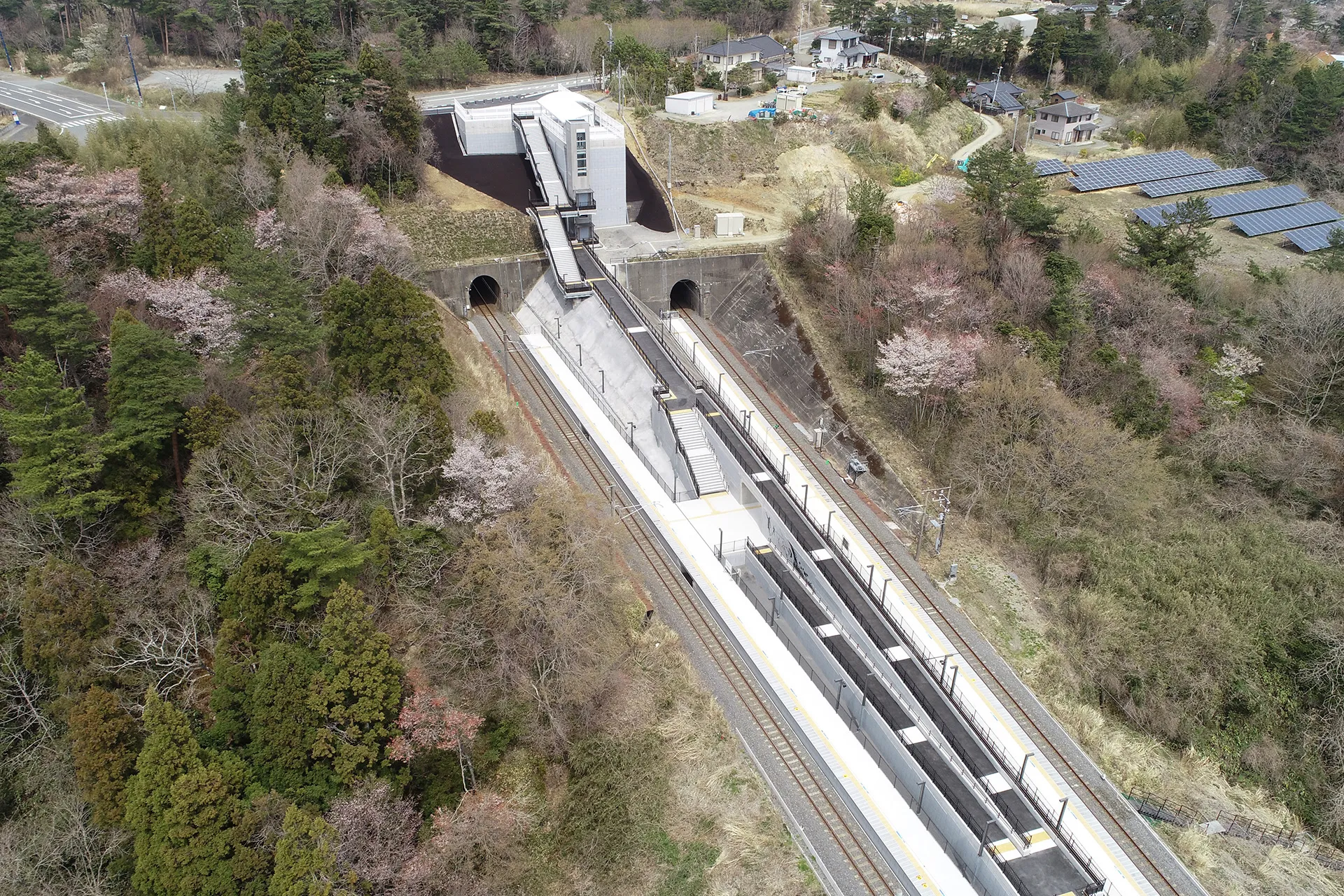 JR常磐線 Jヴィレッジ駅新設工事のサムネイル画像です