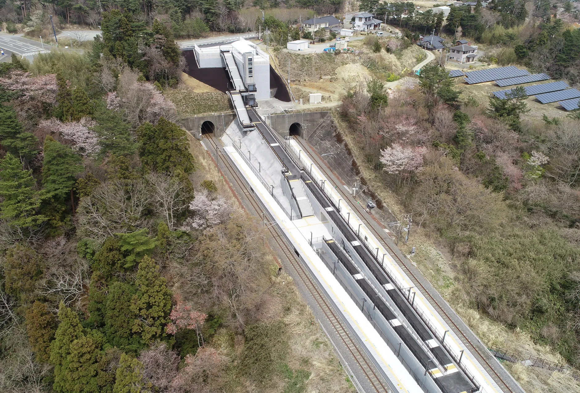 JR常磐線 Jヴィレッジ駅新設工事のサムネイル画像です