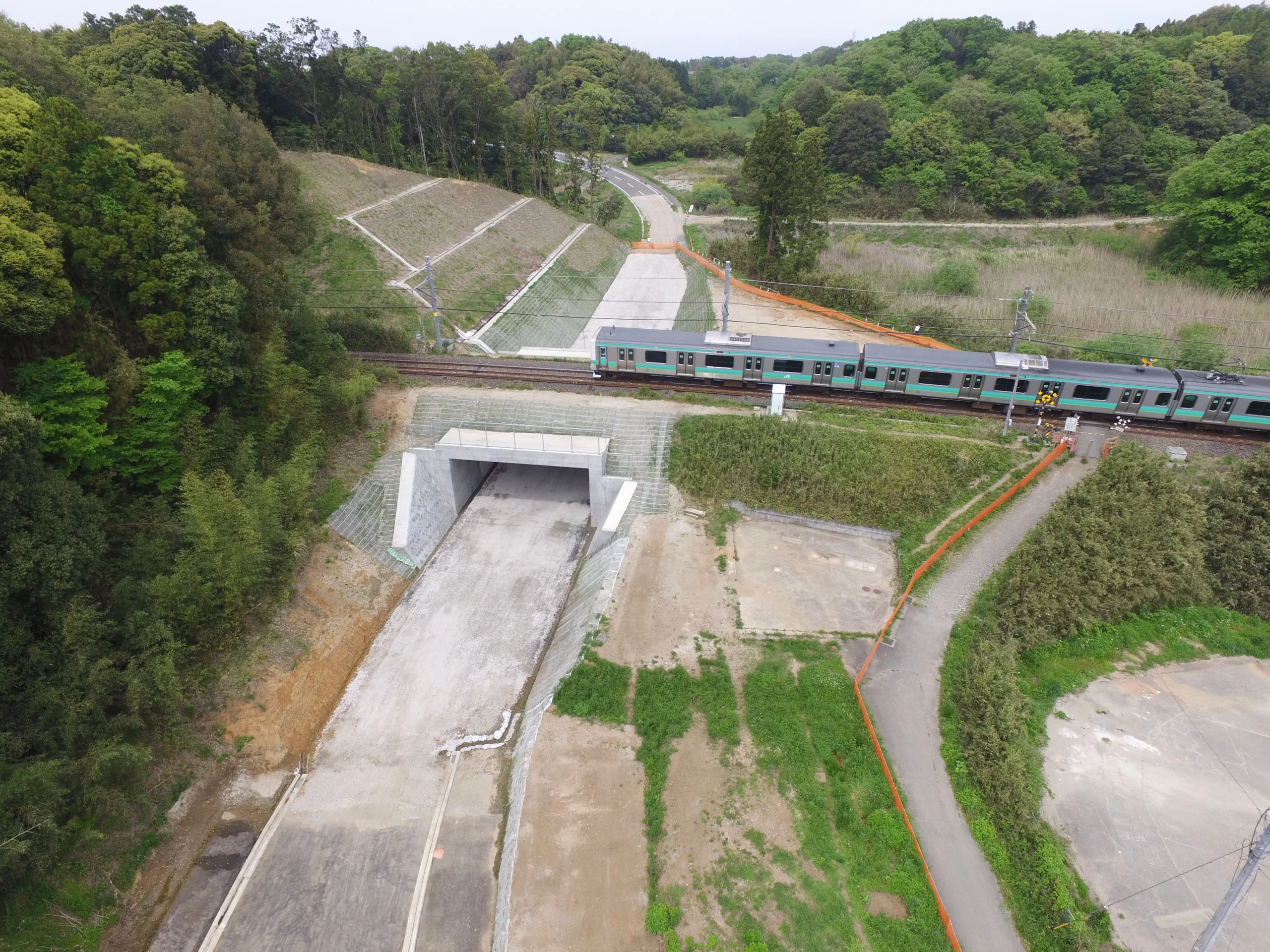 JR成田線 成田・下総松崎間大鷲架道橋新設工事のサムネイル画像です